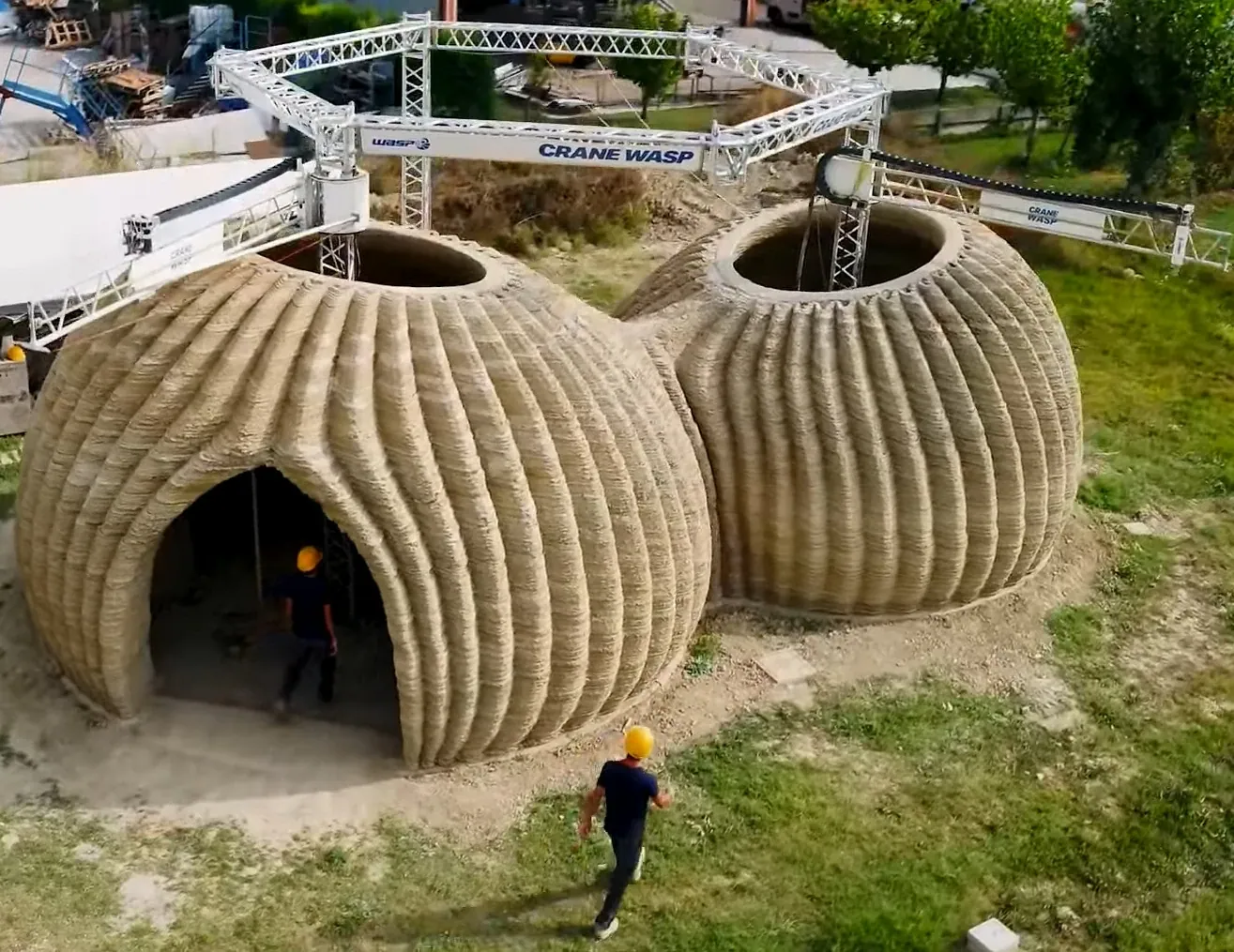 TECLA, an eco-sustainable 3D-printed house by WASP.
